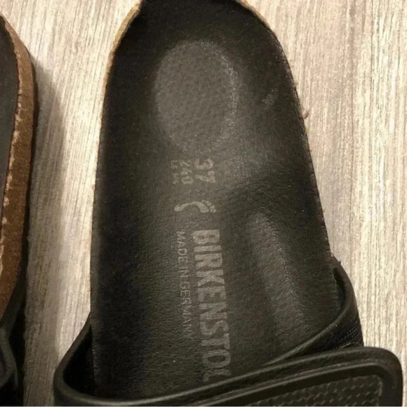 BIRKENSTOCK Tema Black Womens Slide Sandals Slippers Narrow Fit RFSO1E065BK 37 - Picture 8 of 10